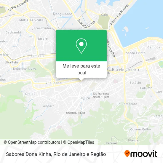 Sabores Dona Kinha mapa