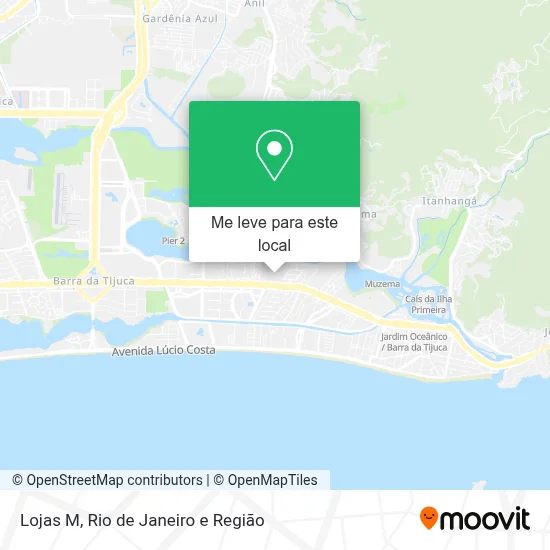 Lojas M mapa