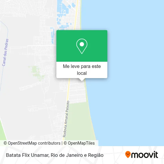 Batata Flix Unamar mapa
