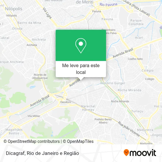 Dicagraf mapa