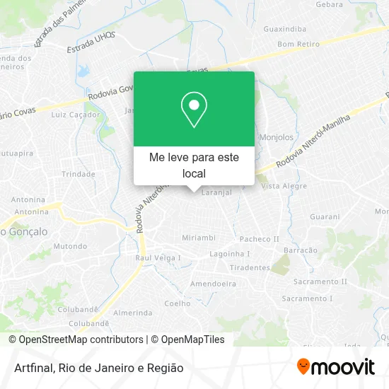 Artfinal mapa