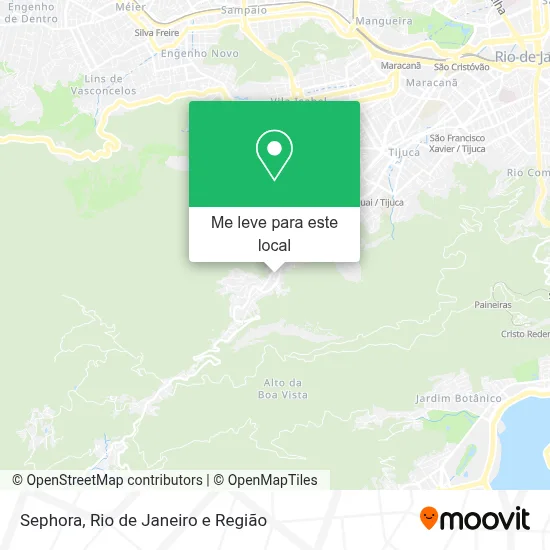 Sephora mapa