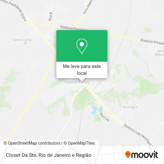 Closet Da Ste mapa