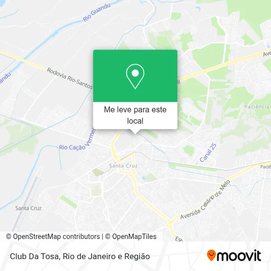 Club Da Tosa mapa