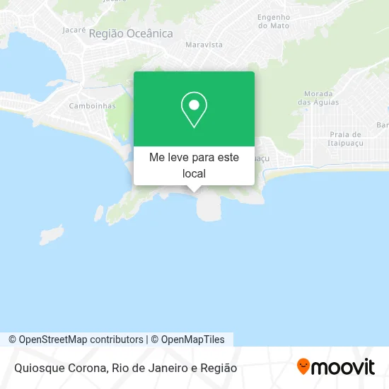 Quiosque Corona mapa