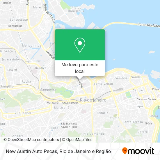 New Austin Auto Pecas mapa