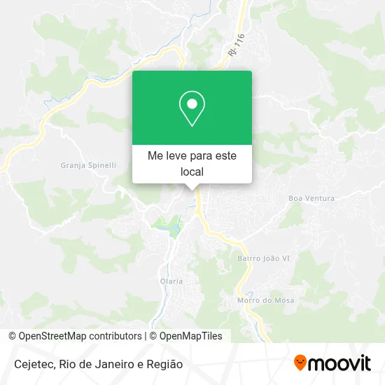 Cejetec mapa