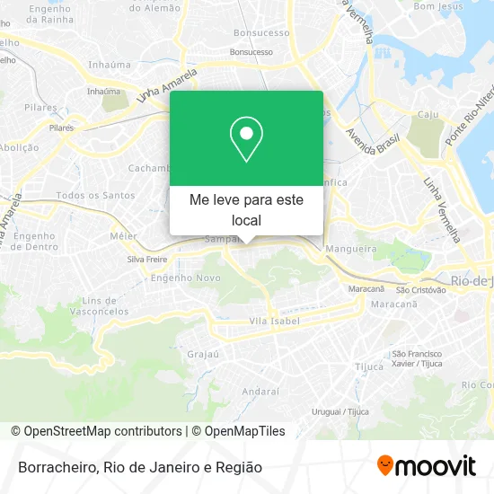 Borracheiro mapa