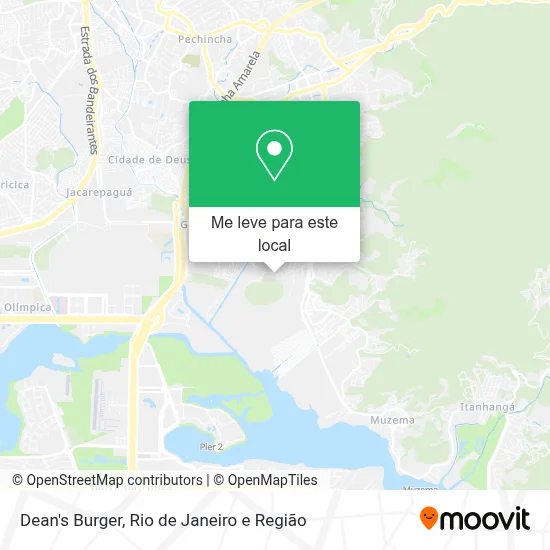 Dean's Burger mapa