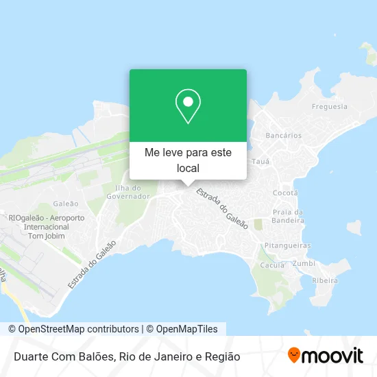 Duarte Com Balões mapa