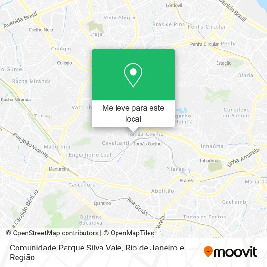 Comunidade Parque Silva Vale mapa