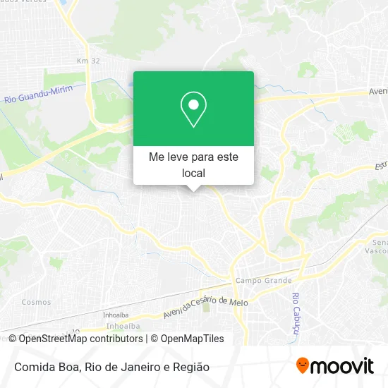 Comida Boa mapa
