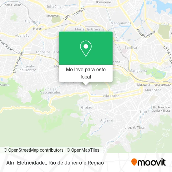 Alm Eletricidade. mapa