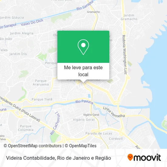 Videira Contabilidade mapa