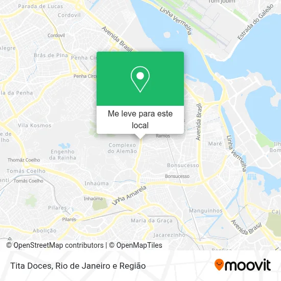 Tita Doces mapa