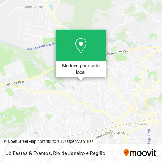 Jb Festas & Eventos mapa