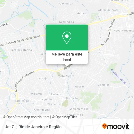 Jet Oil mapa