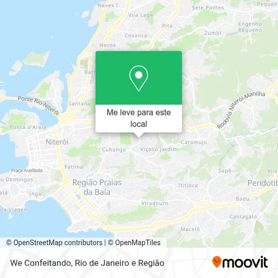 We Confeitando mapa