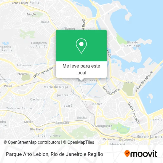 Parque Alto Leblon mapa