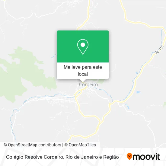 Colégio Resolve Cordeiro mapa