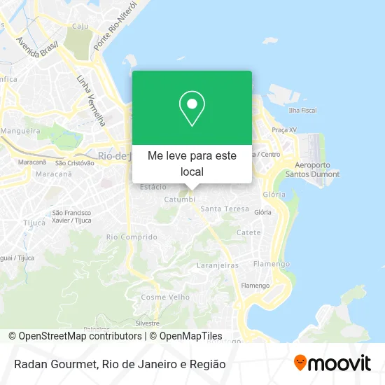 Radan Gourmet mapa