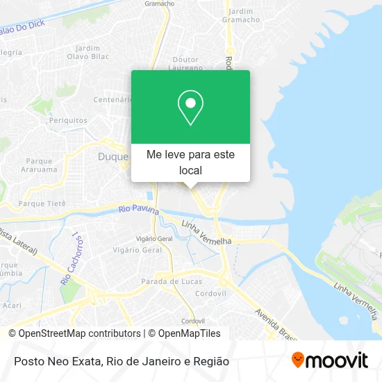 Posto Neo Exata mapa