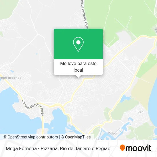 Mega Forneria - Pizzaria mapa