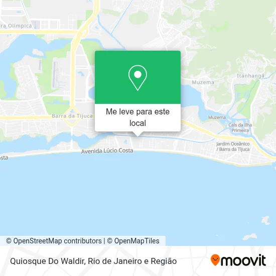 Quiosque Do Waldir mapa