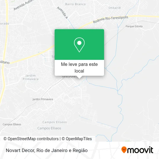 Novart Decor mapa