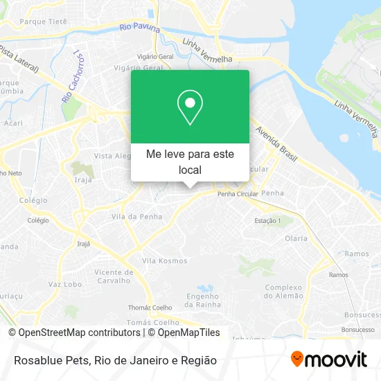 Rosablue Pets mapa