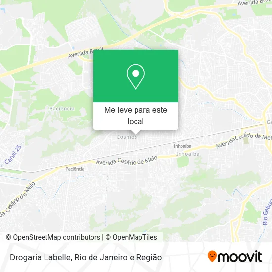 Drogaria Labelle mapa