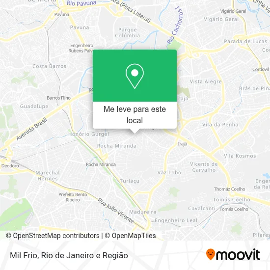 Mil Frio mapa