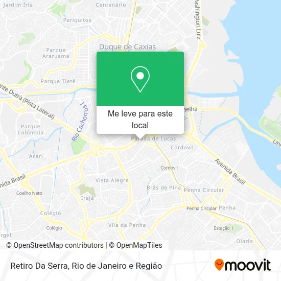 Retiro Da Serra mapa