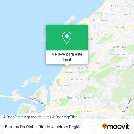 Barraca Da Dinha mapa
