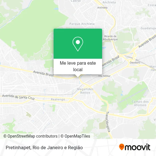 Pretinhapet mapa