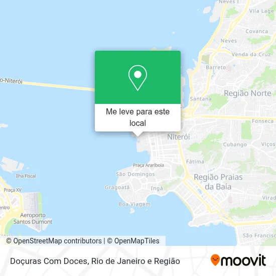 Doçuras Com Doces mapa