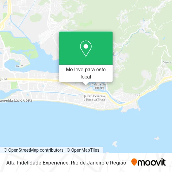 Alta Fidelidade Experience mapa