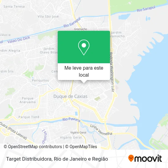 Target Distribuidora mapa