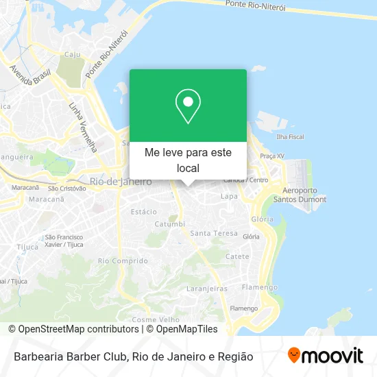 Barbearia Barber Club mapa