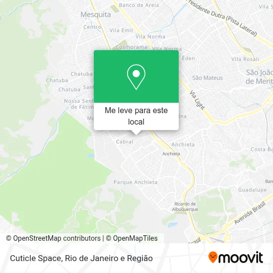 Cuticle Space mapa