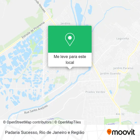 Padaria Sucesso mapa