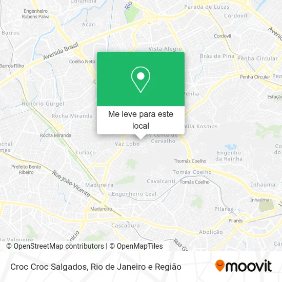 Croc Croc Salgados mapa