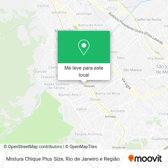 Mistura Chique Plus Size mapa