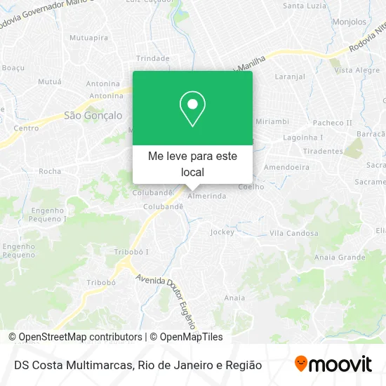 DS Costa Multimarcas mapa
