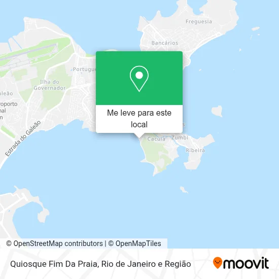 Quiosque Fim Da Praia mapa