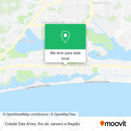 Cidade Das Artes mapa