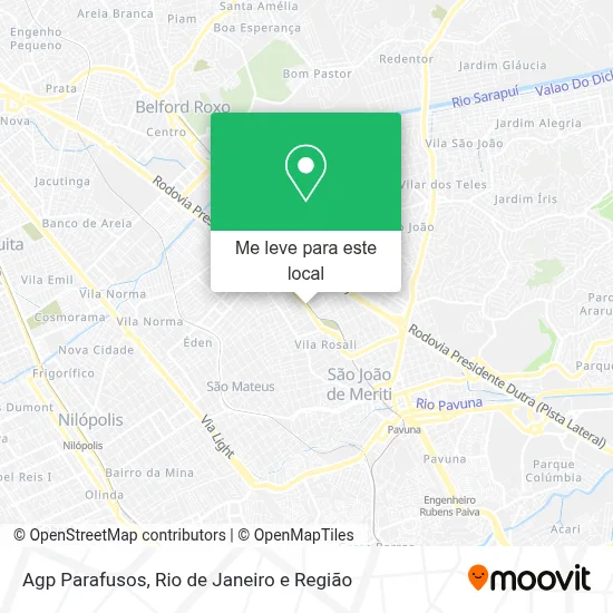 Agp Parafusos mapa