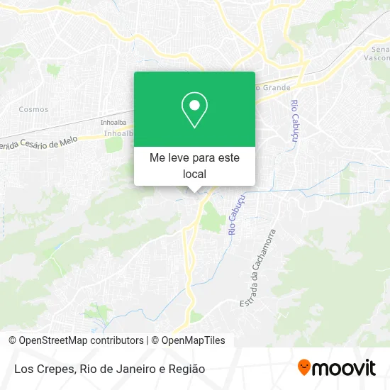 Los Crepes mapa