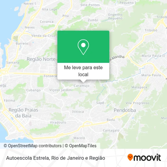 Autoescola Estrela mapa