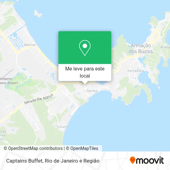 Captains Buffet mapa